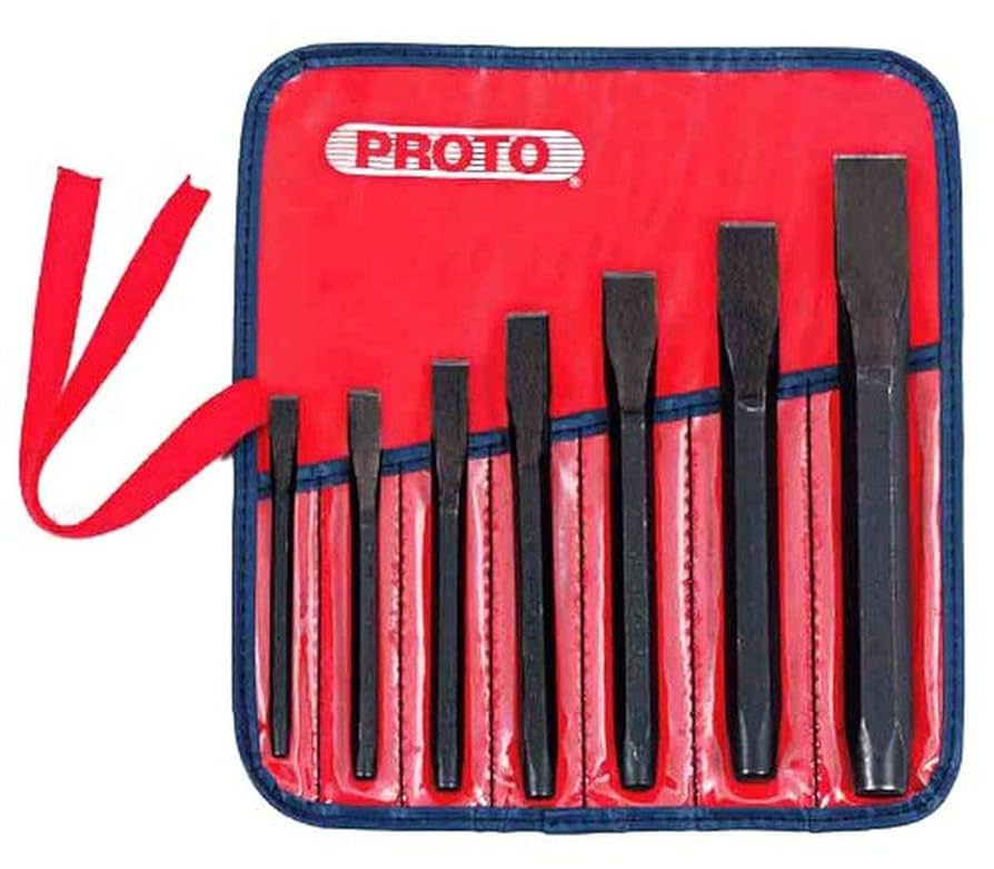 Stanley Proto J86BS2 Proto 7PC Cold Chisel Set - Hand Tool